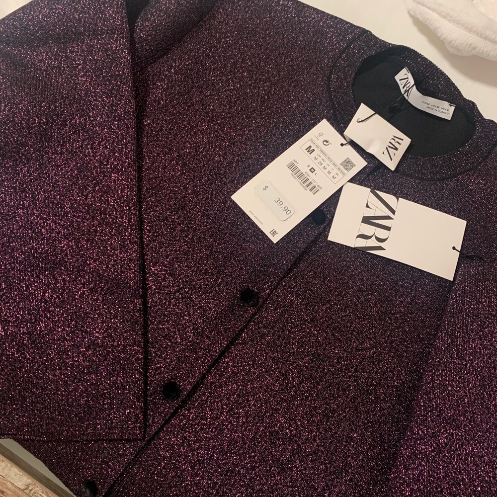 ZARA CARDIGAN AND TOP SET